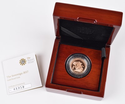 Lot 113 - 2017 Royal Mint, Proof Sovereign.