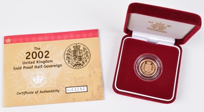Lot 115 - 2002 Royal Mint, Proof Half-Sovereign.