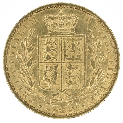 Lot 40 - Queen Victoria, Sovereign, 1856.