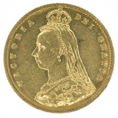 Lot 45 - Queen Victoria, Half-Sovereign, 1887.