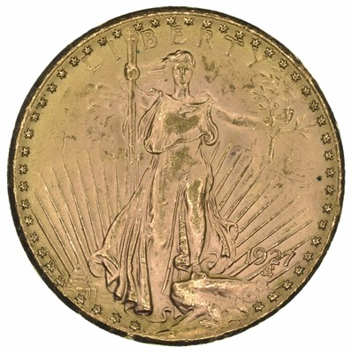 Lot 140 - United States of America, Twenty Dollars, Double Eagle, 1927 Saint Gaudens Philadelphia Mint.