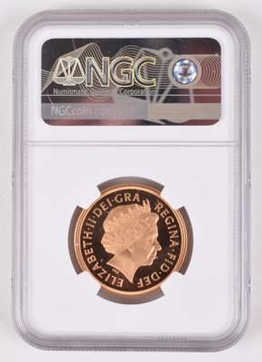 Lot 88 - Queen Elizabeth II, Proof Ultra Cameo Two Pounds, 2003, graded by NGC as PF70.