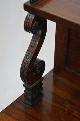 Lot 302 - Regency rosewood veneered side cabinet