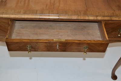Lot 280 - Early 20th-century walnut side table
