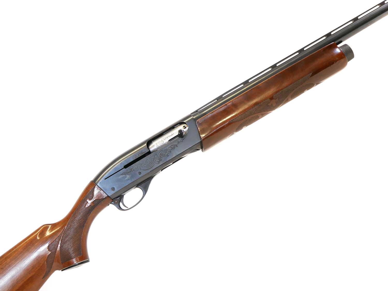 Lot 454 - Remington 12 bore model 1100 semi automatic shotgun LICENCE REQUIRED