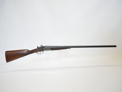 Lot 455 - Sanders of Maidstone 20 bore side by side hammer gun LICENCE REQUIRED