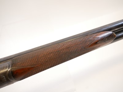Lot 455 - Sanders of Maidstone 20 bore side by side hammer gun LICENCE REQUIRED
