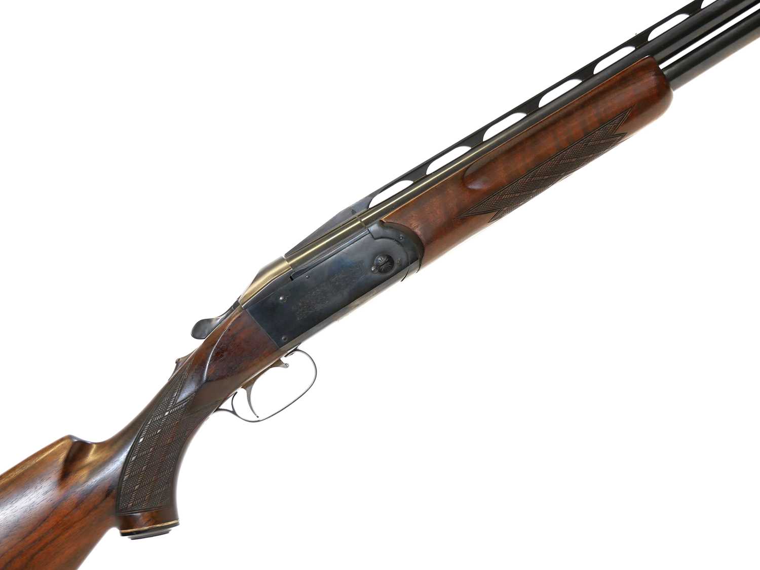 Lot 456 - Krieghoff Model 32 12 bore over and under trap shotgun LICENCE REQUIRED