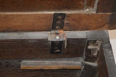 Lot 294 - 17th-century oak coffer