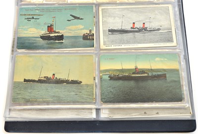 Lot 55 - Liverpool Postcard Album Shipping and Bus interest