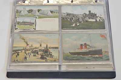 Lot 55 - Liverpool Postcard Album Shipping and Bus interest