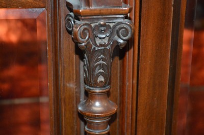Lot 308 - Gillow's Lancaster mahogany display cabinet