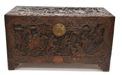 Lot 287 - Chinese linen chest