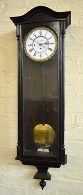 Lot 207 - Carl Brodsky Vienna wall clock