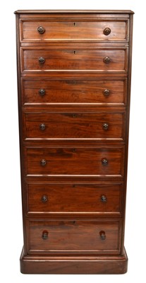 Lot 323 - Victorian mahogany chest of drawers