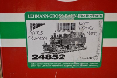 Lot 163 - LGB G Scale steam locomotive 24852