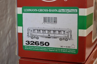 Lot 183 - LGB G Scale Orient Express Salon Pullman Passenger Cars 32650