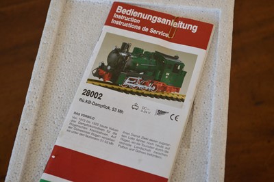 Lot 176 - LGB G Scale steam locomotive 28002
