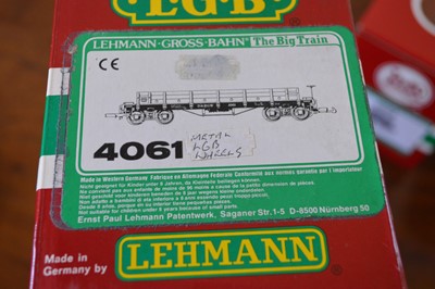 Lot 191 - LGB G Scale rolling stock