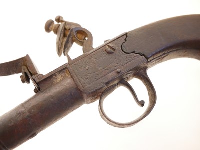 Lot 17 - Flintlock pocket pistol