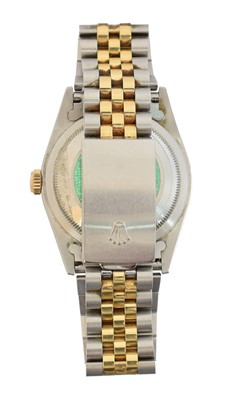 Lot 182 - A steel and gold Rolex Oyster Perpetual Datejust wristwatch