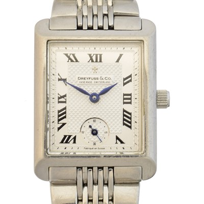Lot A stainless steel Dreyfuss & Co. wristwatch