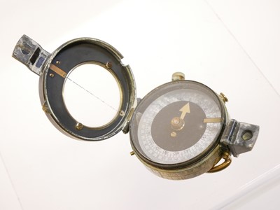 Lot 285 - WWI compass by Cruchon & Emons, London, 1915.