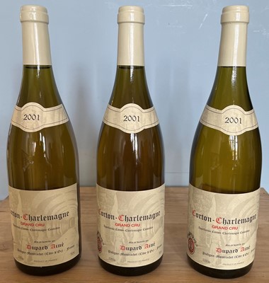 Lot 22 - 3 Bottles Corton-Charlemagne Grand Cru Dupard-Aine 2001