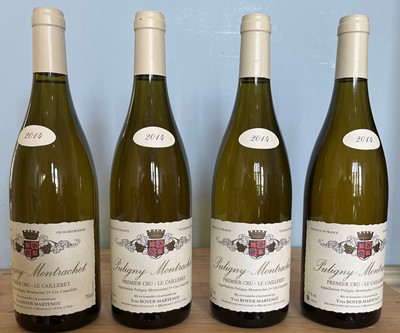 Lot 20 - 4 Bottles Puligny-Montrachet Premier Cru ‘Le Cailleret’ Domaine  Yves Boyer-Martenot 2014