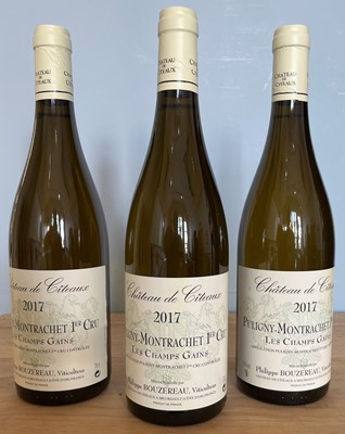Lot 21 - 3 Bottles Chateau de Citeaux  Puligny-Montrachet