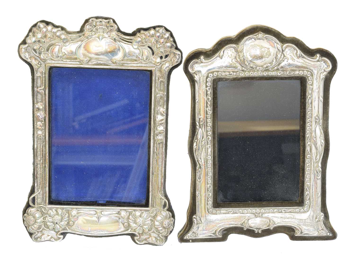 Lot 117 - Two silver fronted frames
