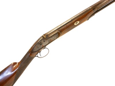 Lot 73 - Percussion 14bore single barrel shotgun by Whitfield and Mee