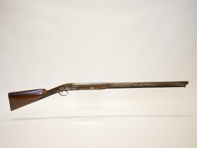 Lot Percussion 14bore single barrel shotgun by Whitfield and Mee