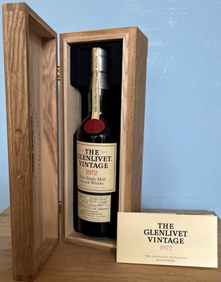 Lot 45 - ‘The Glenlivet Vintage’ 1972 Pure Single Malt Scotch Whisky