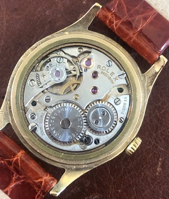 Lot 212 - A 1940s 9ct gold Rolex Precision wristwatch