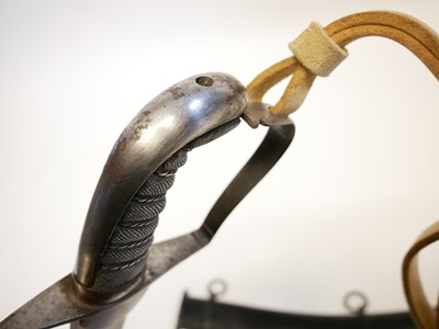 Lot 182 - Light cavalry sword and scabbard
