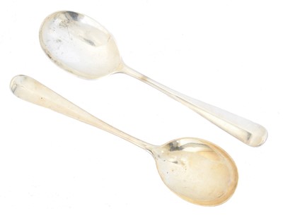 Lot 79 - A pair of George III silver spoons