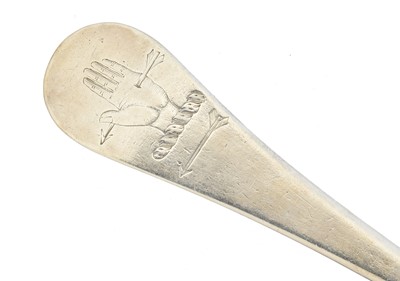 Lot 85 - A George I silver table spoon