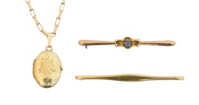 Lot 81 - A selection of 9ct gold jewellery