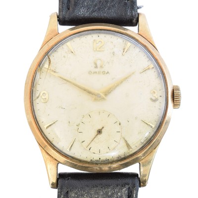 Lot 210 - A 1970s 9ct gold Omega wristwatch