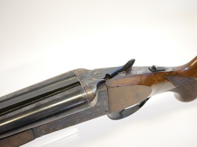 Lot 443 - Basque 12 bore side by side 3" chamber shotgun LICENCE REQUIRED