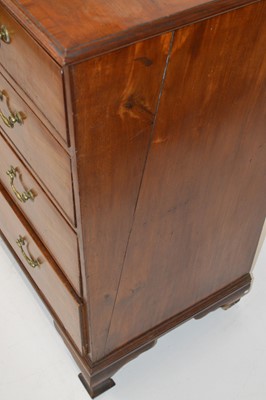 Lot 240 - George III mahogany chest of drawers