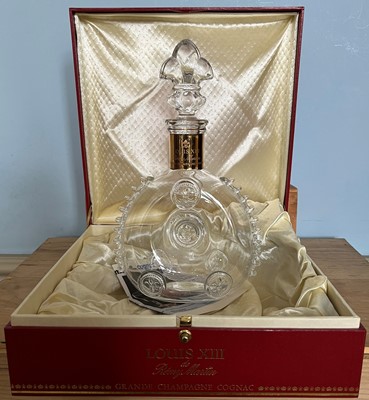 Lot 72 - 1 Louis XIII Decanter Baccarat (empty – boxed Decanter and Box)