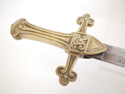 Lot 160 - 1856 pattern drummer and buglers' sword