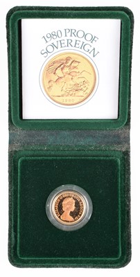 Lot 67 - 1980 Royal Mint, Proof Sovereign.
