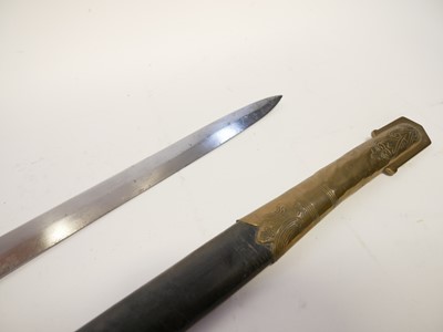 Lot 170 - Royal Navy Officers sword and scabbard