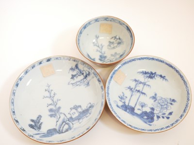 Lot 156 - Chinese Nanking Cargo Shipwreck 1752 teabowl and two saucers