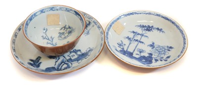 Lot 156 - Chinese Nanking Cargo Shipwreck 1752 teabowl and two saucers