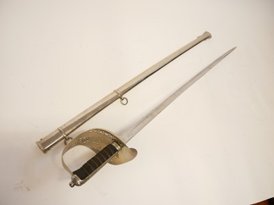 Lot 172 - 1897 pattern officers sword and scabbard