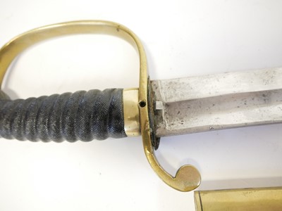 Lot 174 - Victorian police constabulary short sword and scabbard